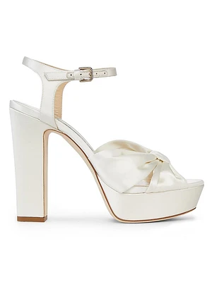 Heloise 120MM Satin Platform Sandals