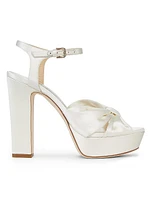 Heloise 120MM Satin Platform Sandals