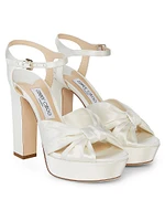 Heloise 120MM Satin Platform Sandals