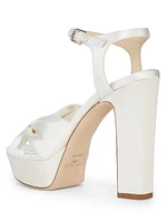 Heloise 120MM Satin Platform Sandals