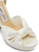 Heloise 120MM Satin Platform Sandals