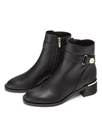 Noor 45MM Block-Heel Leather Boots