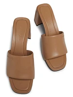 Lena 70MM Leather Sandals