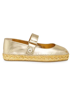 Fayence Pearl-Embellished Espadrilles