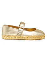 Fayence Pearl-Embellished Espadrilles