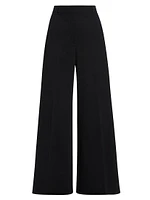 Wool Flared Trousers