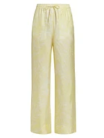 Feather Silk Pajama Pants