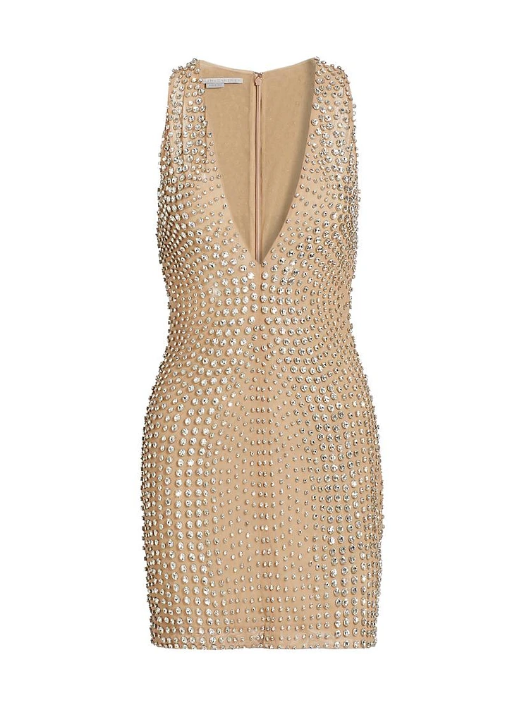 Crystal Embellished Minidress