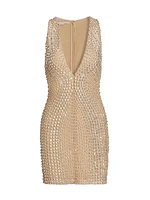 Crystal Embellished Minidress