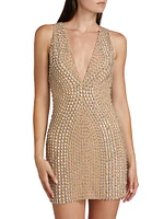 Crystal Embellished Minidress