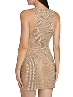 Crystal Embellished Minidress