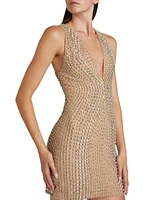 Crystal Embellished Minidress