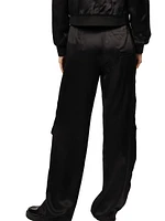 Ines Satin Cargo Trousers