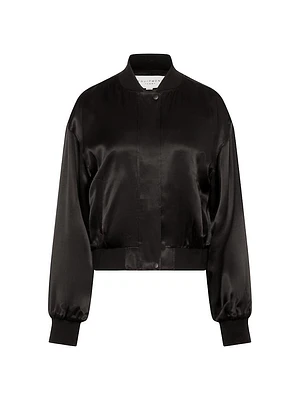 Nico Satin Bomber Jacket