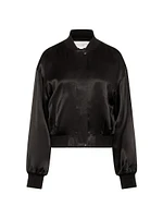 Nico Satin Bomber Jacket