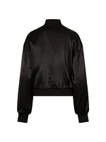 Nico Satin Bomber Jacket