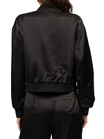 Nico Satin Bomber Jacket