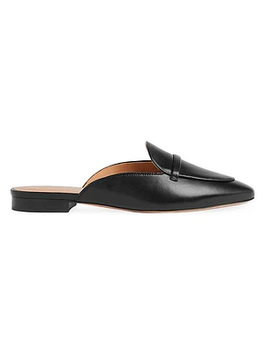 Berto Leather Flat Slides