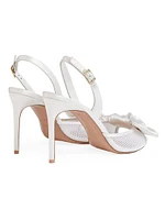 Maera 90MM Satin Slingback Sandals