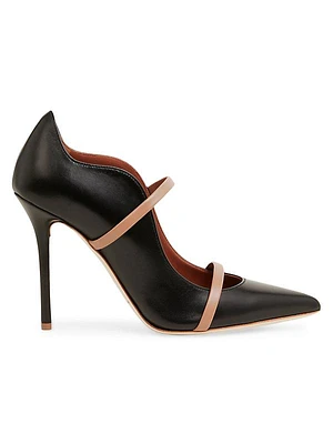 Maureen 100MM Leather Stiletto Pumps