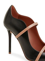 Maureen 100MM Leather Stiletto Pumps