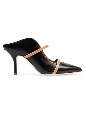 Maureen 70MM Leather Mules