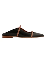 Maureen Leather Flat Mules