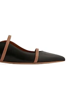 Maureen Leather Flat Mules