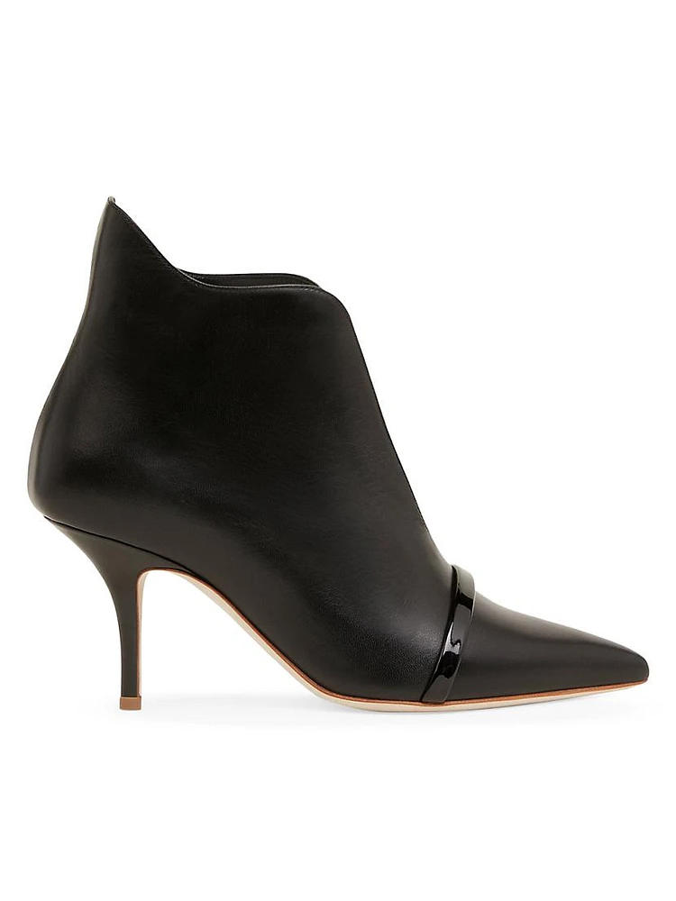 Cora 70MM Leather Ankle Boots