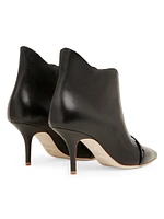 Cora 70MM Leather Ankle Boots