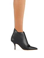 Cora 70MM Leather Ankle Boots