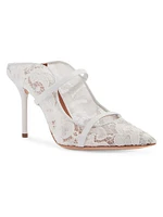 Maureen 85MM Lace Stiletto Heeled Mules