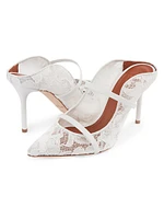 Maureen 85MM Lace Stiletto Heeled Mules