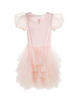 Little Girl's & Fairytale Gala Floral Lattice Tutu Dress