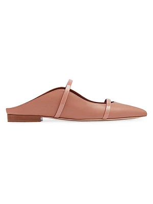 Maureen Leather Flat Mules