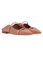 Maureen Leather Flat Mules