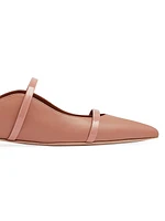 Maureen Leather Flat Mules