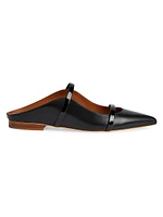 Maureen Leather Flat Mules