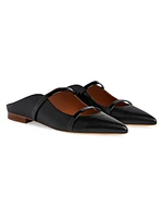 Maureen Leather Flat Mules