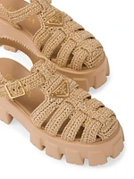 Monolith Crochet Cage Sandals