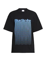 Waves Logo Cotton T-Shirt