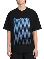 Waves Logo Cotton T-Shirt