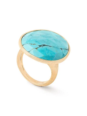 Lunaria Color 18K Yellow Gold & Turquoise Cocktail Ring