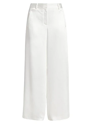 Maxine Satin Wide-Leg Pants