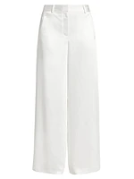 Maxine Satin Wide-Leg Pants