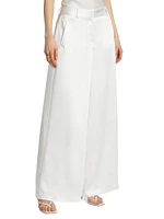 Maxine Satin Wide-Leg Pants