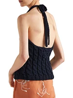 Wool Halter Top