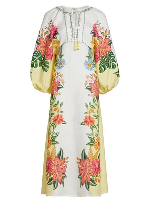 Bloom Garden Midi Dress