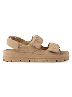 Padded Nappa Leather Sandals