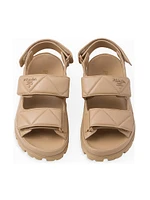 Padded Nappa Leather Sandals